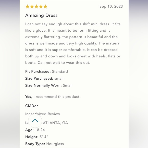 Anthropologie NWT MAEVE MOCK-NECK SHIFT MINI DRESS size 16P. - Picture 6 of 16